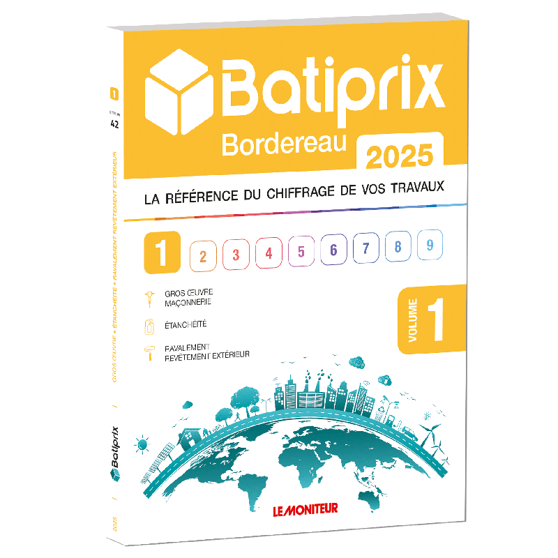 Bordereau 2025 - Volume 1 - Gros œuvre - Maçonnerie, Etanchéité, Ravalement - Revêtement extérieur